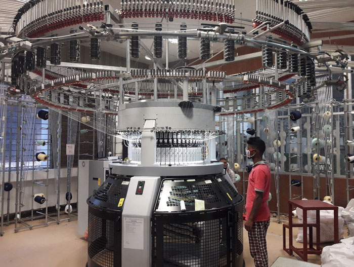 Figure 6: World class brand machineries and equipments are used in Echotex factory.