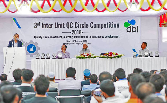 Figure: M.A. Quader, Deputy Managing Director and Group CEO along with senior high officials of DBL Group was present there.