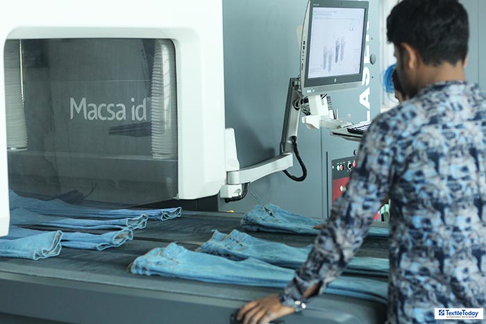 laser denim production