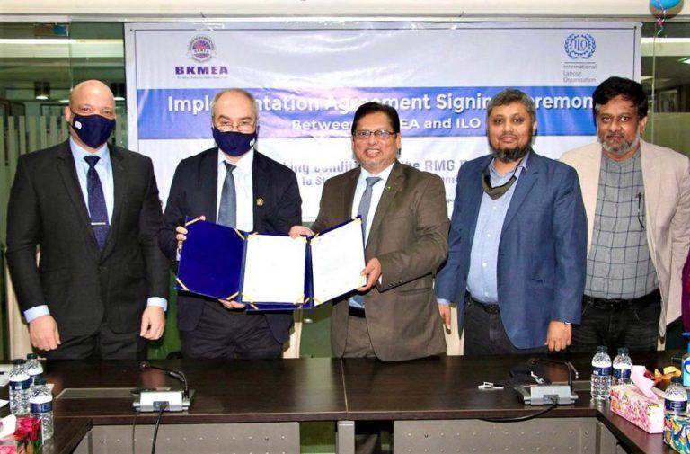 ilo-bkmea-MoU-health-safety-RMG-workers