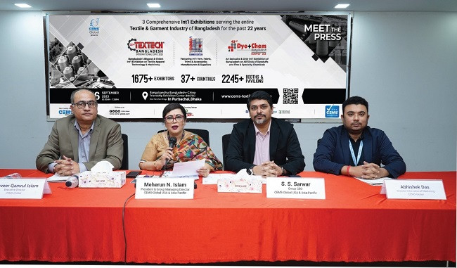 22nd Textech Bangladesh 2023 International Expo to be held from 13-16 Sep