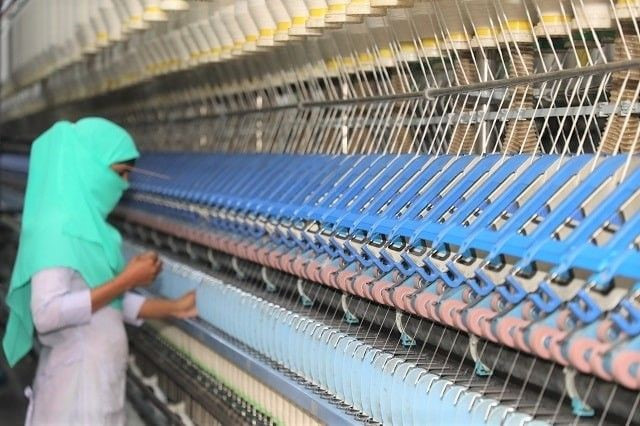 Melange yarn in textile industry