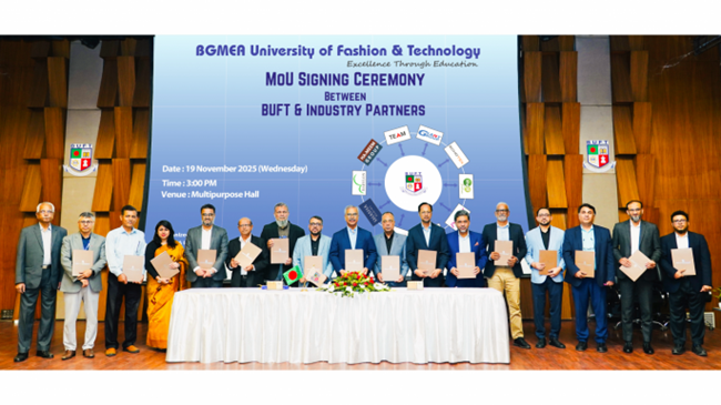 BUFT strengthens industry ties with MoU signing with 10 leading apparel groups