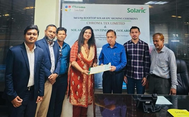 Chroma Textile partners with Solaric Group for 560 kWp solar project