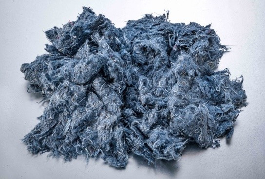 Making Process of recycled fiber (100% Cotton) from PCW (Post Consumer wantage) & PIW (Pre-industrial wastage)