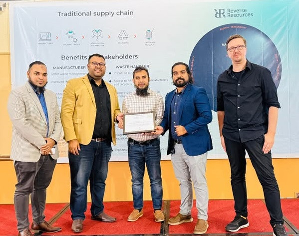 Recognized by Reverse Resources for achieving the highest volume of traceable textile waste
